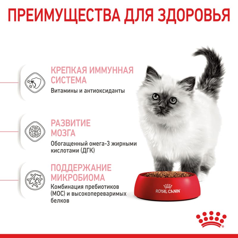 Сухой корм Royal Canin Kitten с птицей для котят до 12 мес